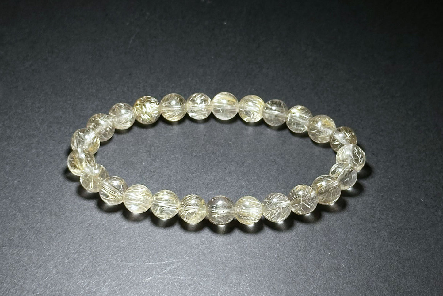 7.5mm+, Certified Natural Silver Rutilated Quartz Bracelet, Venus silver rutilated quartz bracelet, 天然小众维纳斯魔鬼银发晶手串