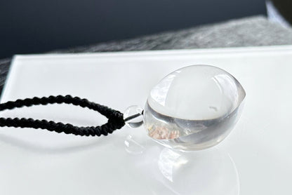 Natural High Clarity phantom quartz Pendant, Ghost quartz Pendant, 天然彩幽灵吊坠, Garden Phantom Quartz Pendant