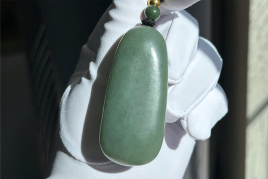 Certified Natural Qiemo Blue Nephrite Jade Carved Dragon Pillar Pendant, 天然且末蓝龙盘柱吊坠