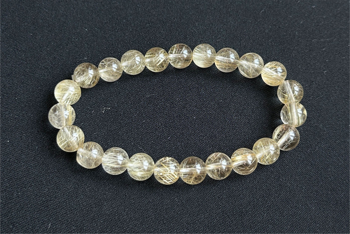 8mm+, Certified Natural Silver Rutilated Quartz Bracelet, Devil Sliver Rutilated Quartz Bracelet, 天然小众维纳斯魔鬼银发晶手串