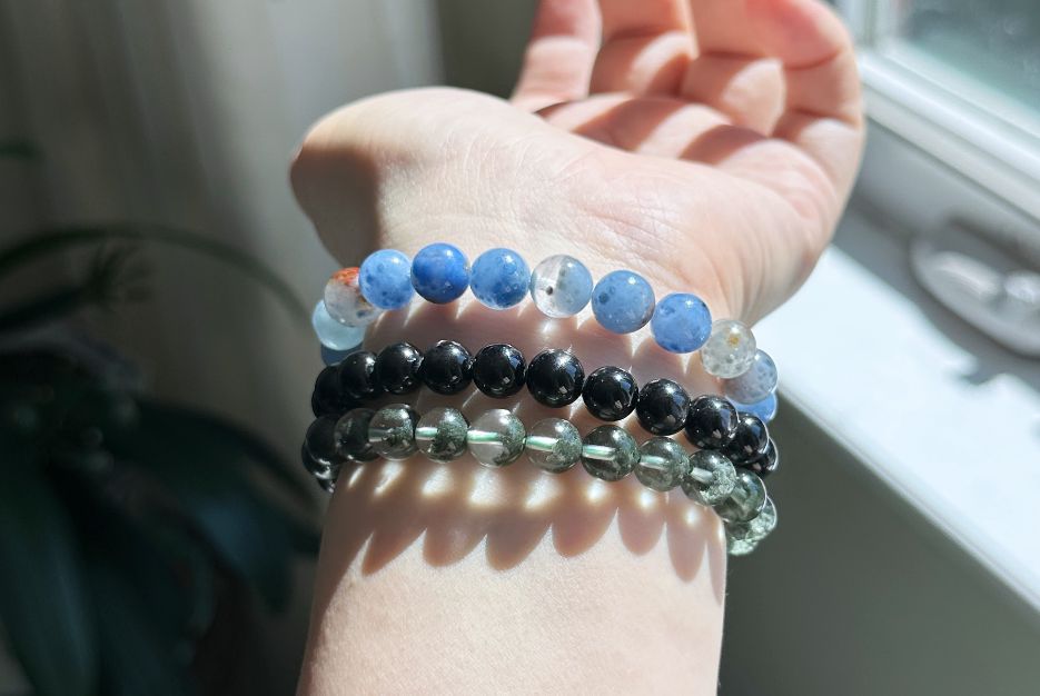 9mm+, Certified High Grade Natural Blue Rabbit Hair Quartz Bracelet, Blue Rabbit Hair Rutile Quartz Bracelet, 天然收藏级蓝兔毛团子手串