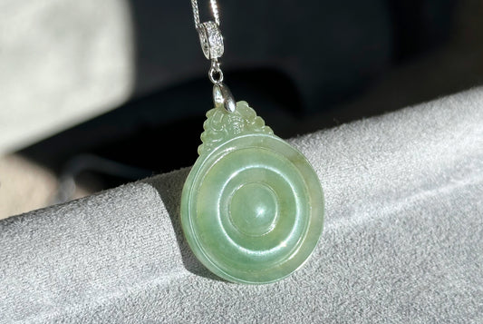 Certified Genuine Grade A Icy Jadeite Jade Carved Fubei Pendant, Type A Jadeite Fubei Pendant, 天然A货翡翠福贝吊坠