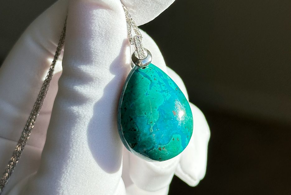 9mm+, Certified Natural Shattackite Bracelet, Blue Rare Untreated Shattackite Bracelet, 天然凤凰石手串 (Copy)