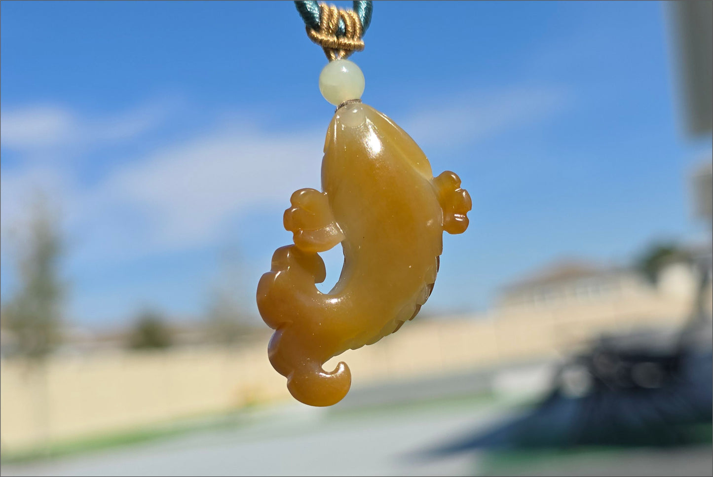 Certified Natural High Quality Sugar Brown and White Nephrite Jade Hand-Carved Koi Fish Pendant, 天然且末糖白和田玉苏工手工雕刻锦鲤吊坠
