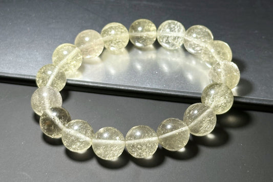 12mm+, Rare Top Quality Natural Authentic Libyan Desert Glass Tektite Bracelet, 天然星云利比亚黄金陨石手串